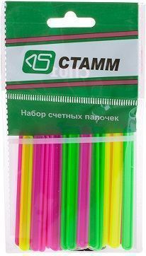 Набор счетных палочек 30шт. европодвес 027834;00000025345