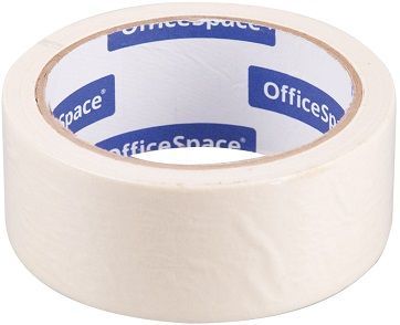 Клейкая лента малярная OfficeSpace, 38мм 25м, ШК 255781;00000036113