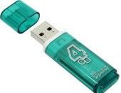 Память Smart Buy  Glossy    4GB, USB 2.0 Flash Drive, зеленый 225103;00000047237