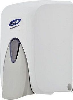 Дозатор для жидкого мыла Luscan Professional 500мл, бело-серый пластик 493578;00000047127