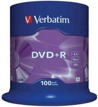 DVD±R Verbatim DVD R43551, в уп. 100 шт. 84140;00000003289