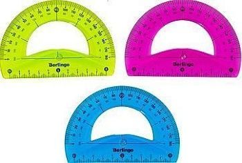 Транспортир 10см, 180°   Flexy , гибкий, ассорти, европодвес 248756;00000035079