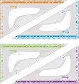 Треугольник 30°, 19см Berlingo  Color , пластиковый, ассорти, европодвес 292847;00000061142