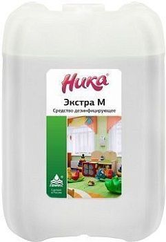 Дезинфицирующее моющее средство Ника  Экстра М , канистра, 5л 279905;00000051681