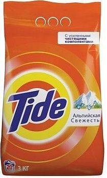 Стиральный порошок для машинной стирки Tide  Альпийская свежесть , 3кг 153744;00000035882