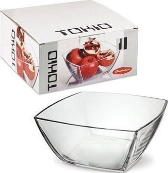 Салатник  Tokio  квадратный, 240х240 мм, глубокий, PASABAHCE 601307;00000062430