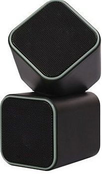 Колонки Smart Buy CUTE, 2 3,W, питание от USB, серый, черный 283070;00000053261