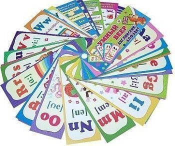 Учебный веер  Английский алфавит , 60 170, картон мелованный, 32л. 276600;00000048445