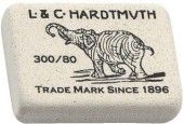 Ластик Koh-I-Noor  Elephant  300 80, прямоугольный, натуральный каучук, 26 18,5 8мм, ч б 116317;00000052672