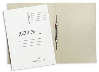 Папка - скоросшиватель ДЕЛО 360г. м2 немел. 200 шт кор. 129;00000000307