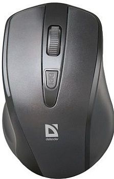 Мышь беспроводная Defender Datum MM-265, черный, 3btn Roll 281718;00000053021