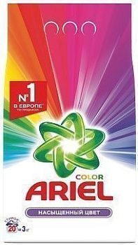 Стиральный порошок для машинной стирки Ariel  Color , 3кг 225741;00000036009